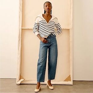 J.CREW Peggy High Rise Jean Blue wash